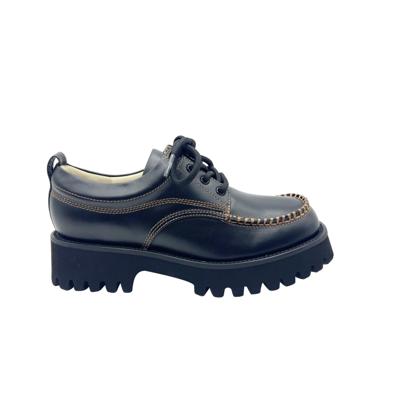 Loafers cu imprimeu leopard din piele naturală de înaltă calitate, închidere cu șireturi, talpă platformă antiderapantă