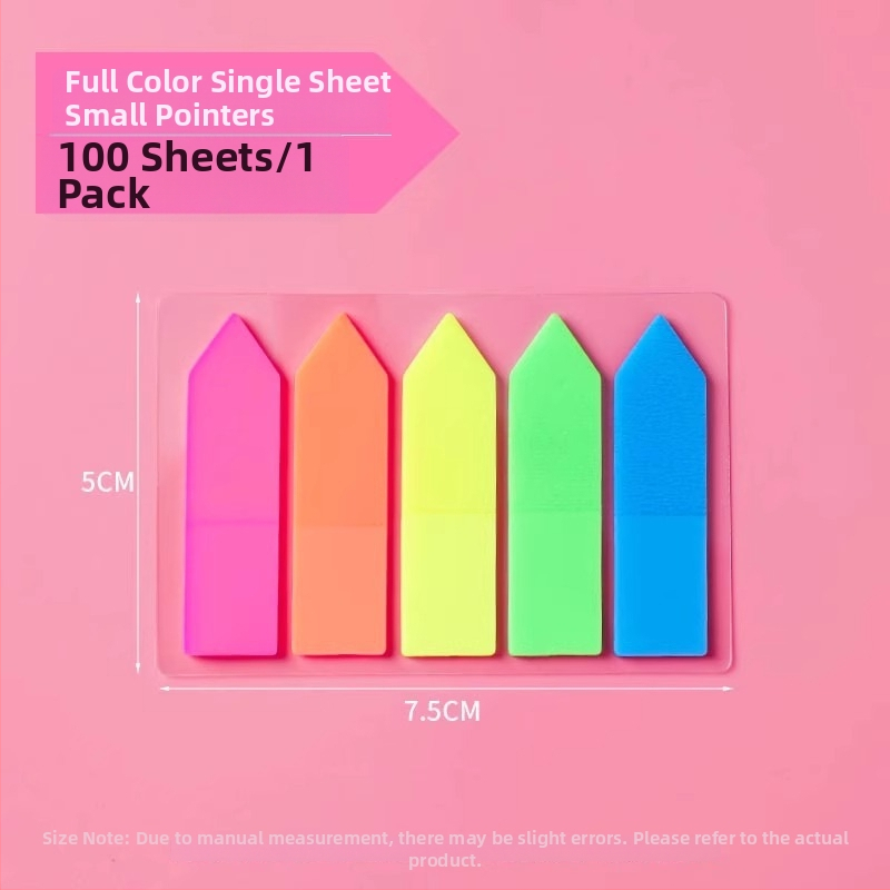 Lepiace poznámky – papier pre indexové štítky s priehľadnými pásmi pre študentov (Značka: Friendly; Nie je možné lepiť; Počet vnútorných strán: Iné)