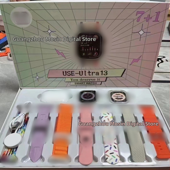 USE19 pametni sat s AMOLED zaslonom, do 7 dana trajanja baterije, vodootporan, mjerenje srčanog ritma, Bluetooth pozivi