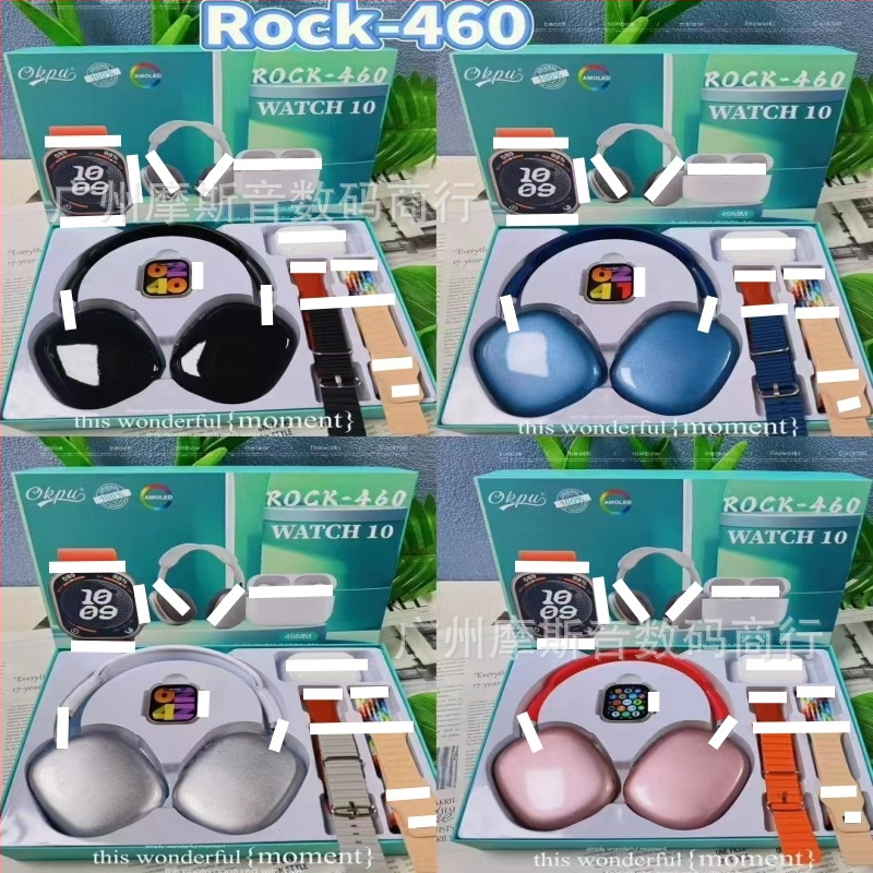 Pametni sat s dvostrukim bežičnim slušalicama i setom od 4 remena, AMOLED zaslon, aluminijska legura kućište, silikon remen, praćenje zdravlja (br. otkucaja, krvni tlak, SpO2, san), bežično magnetsko punjenje