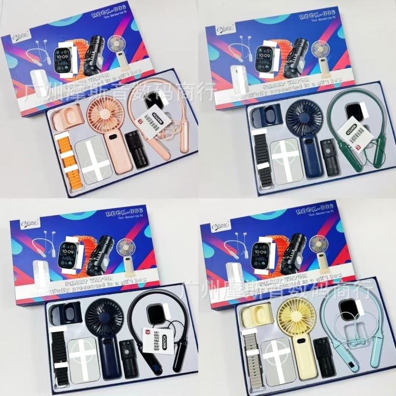 Smartwatch R0CK-006 5-u-1 set s AMOLED kvadratnim zaslonom, aluminijskim kućištem, dnevna vodootpornost, praćenje otkucaja srca i zasićenost kisikom u krvi