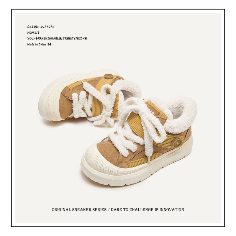 Cizme de zăpadă unisex pentru iarnă, căptuite cu fleece, talpă din cauciuc antiderapantă, talpă groasă, închidere Velcro