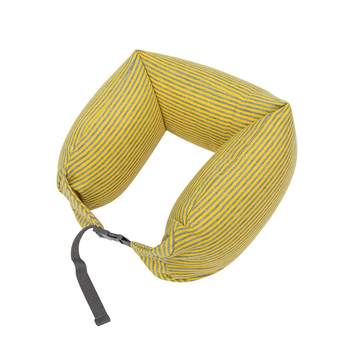 У-образна пътна възглавница за шия с пълнеж от пяна частици, плат Tianzhu cotton, японски стил