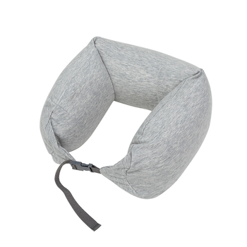 У-образна пътна възглавница за шия с пълнеж от пяна частици, плат Tianzhu cotton, японски стил