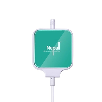 Pompa de oxigen pentru acvariu - silențioasă, integrată, mini-oxigenator pentru acvarii casnice - 560 g, brand Nepal, etichetă privată licențiată: Da