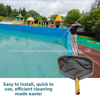 Bazénová sieť s hliníkovým rámom – hustá plytká sieť na zachytávanie listov a nečistôt, čistiace príslušenstvo pre bazény