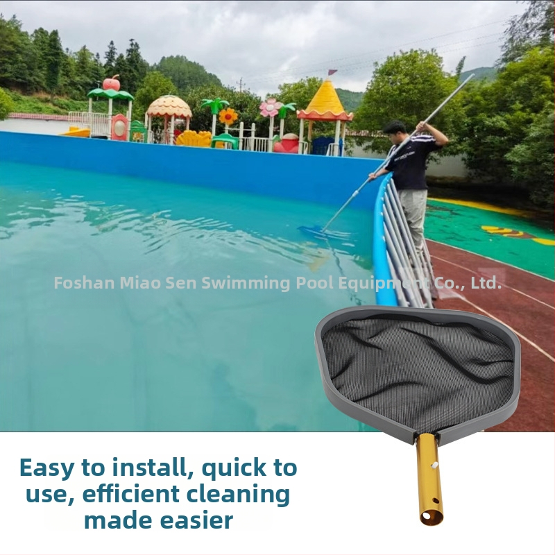 Bazénová sieť s hliníkovým rámom – hustá plytká sieť na zachytávanie listov a nečistôt, čistiace príslušenstvo pre bazény