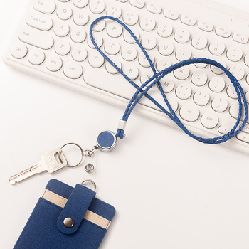 Card Sleeve uz PU traku i metalnu izvučnu kopču – držač iskaznice, INST stil, NAHOO/Na Hong