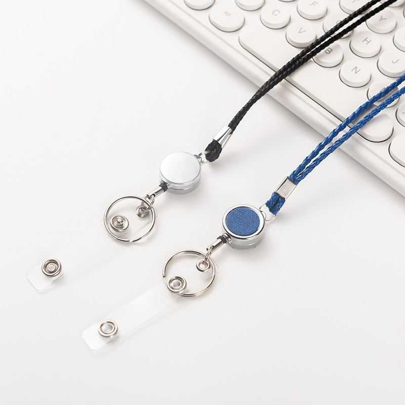 Card Sleeve uz PU traku i metalnu izvučnu kopču – držač iskaznice, INST stil, NAHOO/Na Hong