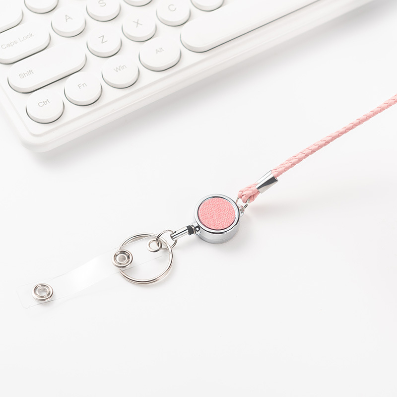 Card Sleeve uz PU traku i metalnu izvučnu kopču – držač iskaznice, INST stil, NAHOO/Na Hong