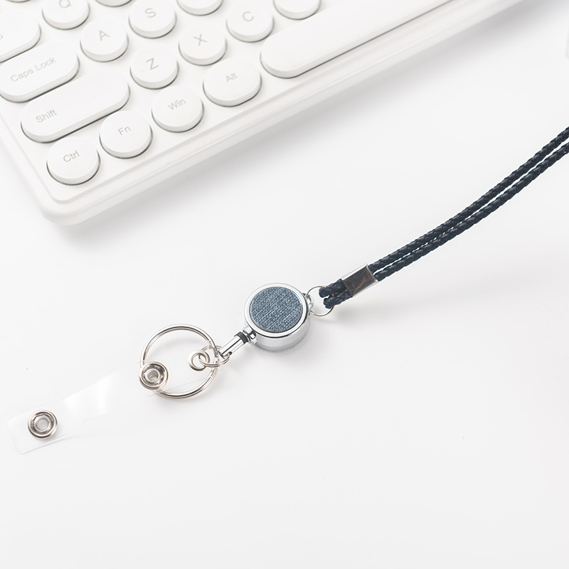 Card Sleeve uz PU traku i metalnu izvučnu kopču – držač iskaznice, INST stil, NAHOO/Na Hong