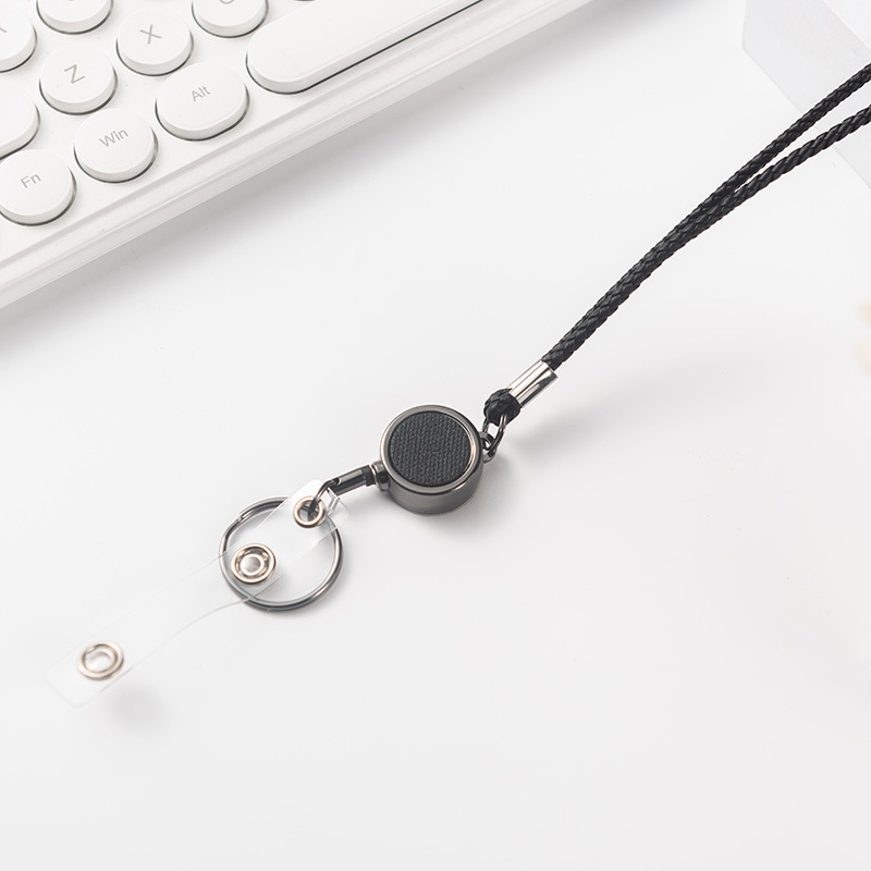 Card Sleeve uz PU traku i metalnu izvučnu kopču – držač iskaznice, INST stil, NAHOO/Na Hong