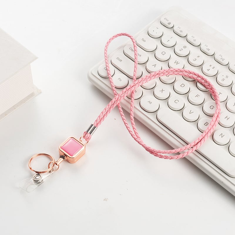 Card Sleeve uz PU traku i metalnu izvučnu kopču – držač iskaznice, INST stil, NAHOO/Na Hong