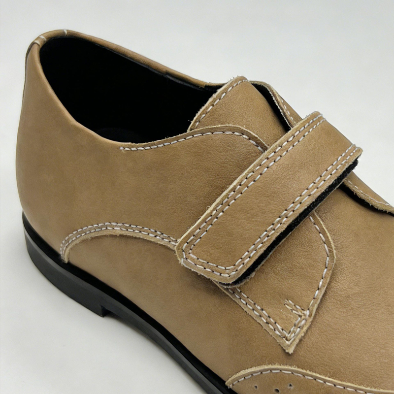 Unisex kožne loaferice s leopardim uzorkom, Velcro zatvarač, oštri vrh, gumeni potplat, srednje visine potplata