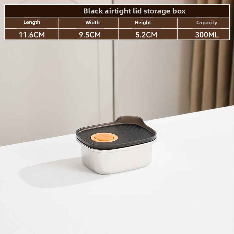 Ορθογώνιο δοχείο συντήρησης φαγητών, από ανοξείδωτο χάλυβα 316 + PP, κατάλληλο για τρόφιμα, χωρητικότητα 1–2 L, όχι κατάλληλο για φούρνο μικροκυμάτων