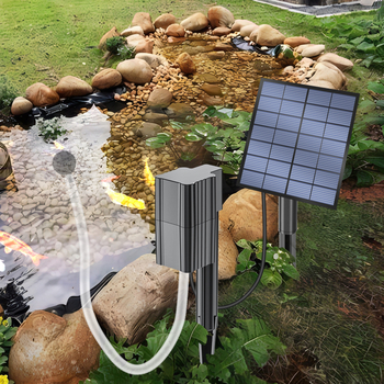 Solarni aerator za vanjske ribnjake, 2.5W izravni pogon, bez baterije, DC napajanje, buka ≤60 dB
