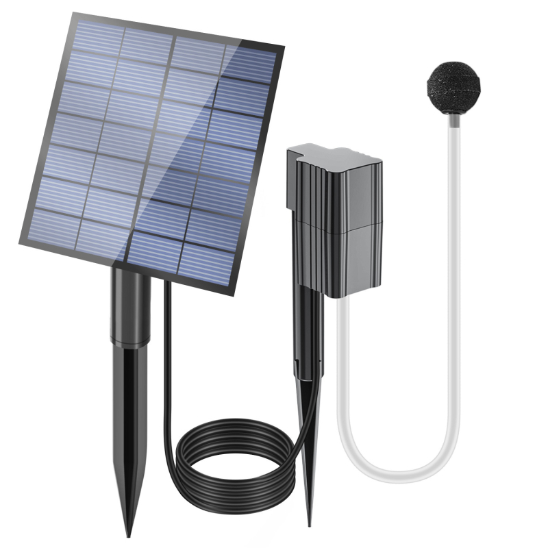 Solarni aerator za vanjske ribnjake, 2.5W izravni pogon, bez baterije, DC napajanje, buka ≤60 dB