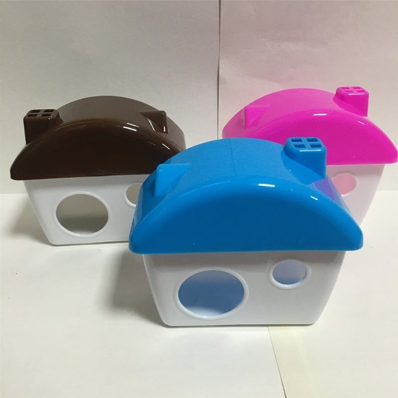Plastična kućica za hrčka s gnijezdom za spavanje i dizajnom u stilu dvorca (Materijal: Plastika; Podrijetlo: Chongqing; Marka: Yu plastic beauty; Kategorija: oprema za kućne ljubimce)