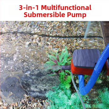Υποβρύχια αντλία ενυδρείου – Τρία σε ένα – Πολύ Αθόρυβη, Φιλτράρισμα, Κυκλοφορία και Οξυγονισμός