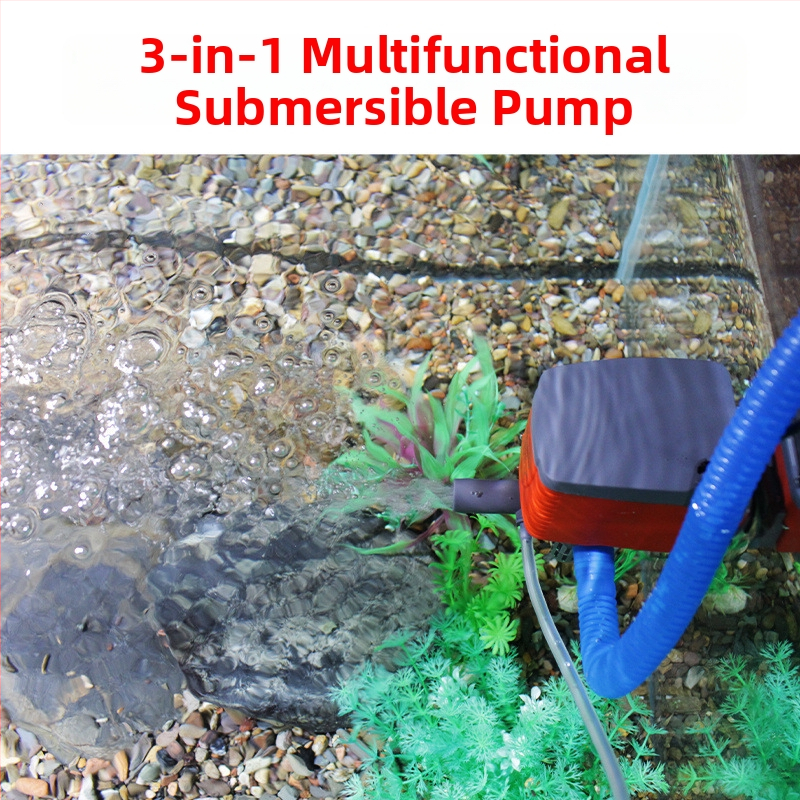 Υποβρύχια αντλία ενυδρείου – Τρία σε ένα – Πολύ Αθόρυβη, Φιλτράρισμα, Κυκλοφορία και Οξυγονισμός
