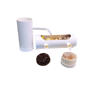 Αντλία κυκλοφορίας νερού για ενυδρείο με φιλτράρισμα και αερισμό, κυκλικό διακοσμητικό από κεραμικά πλακίδια για ψάρια και χελώνες