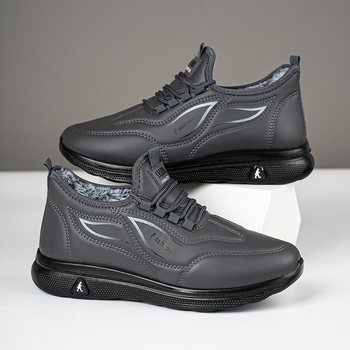 Ghete de iarnă înalte, unisex, partea superioară din PU artificial, căptușeală din pluș, talpă antiderapantă