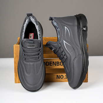 Ghete de iarnă înalte, unisex, partea superioară din PU artificial, căptușeală din pluș, talpă antiderapantă