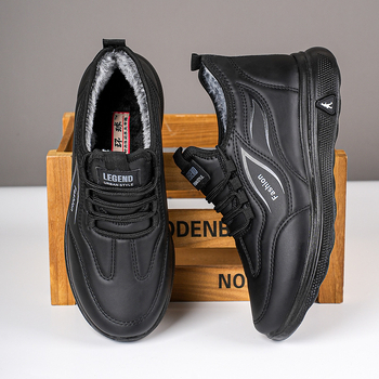 Ghete de iarnă înalte, unisex, partea superioară din PU artificial, căptușeală din pluș, talpă antiderapantă