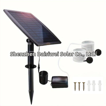 Solarna kompaktna vanjska pumpa za kisik sa ugrađenom baterijom, prenosni aerator velikog protoka za male ribnjake