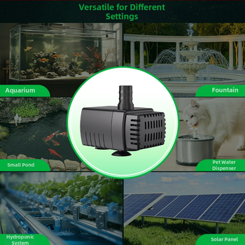 Υποβυθιζόμενη αντλία ενυδρείου, ABS υλικό, 5V, αθόρυβη λειτουργία, οξυγόνηση νερού ενυδρείου