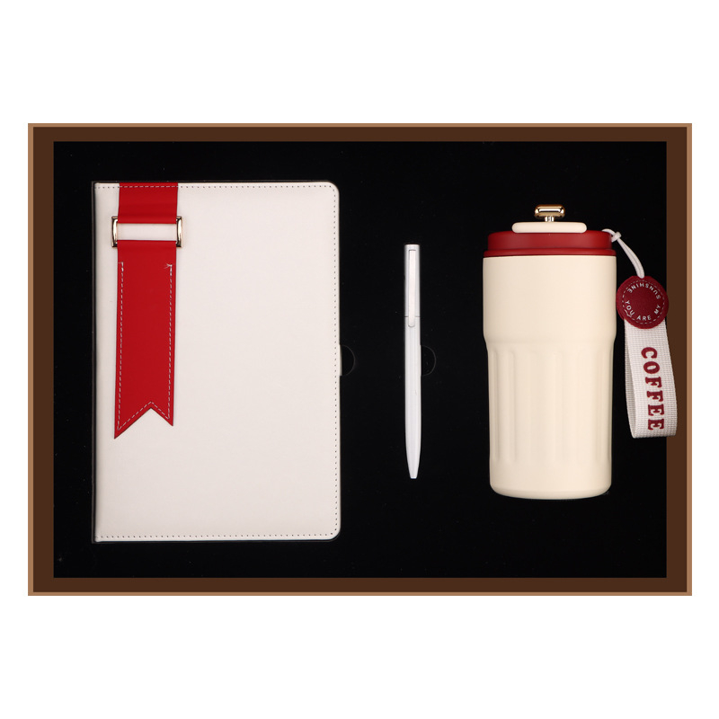 Caiet cu copertă din piele artificială, legătură cu sârmă, hârtie Dowling, 100 g, 200 pagini