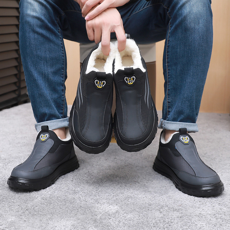 Ženske zimske papuče s fleece podstavom, slip-on, protuklizna PU potplata, gornji dio od mikrovlaknaste kože