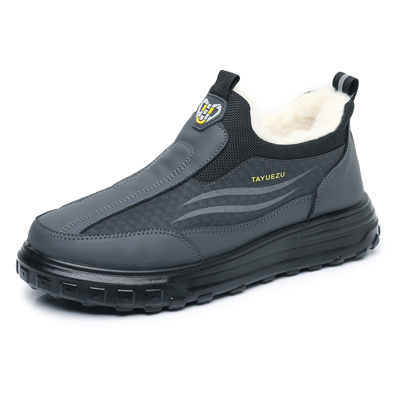 Ženske zimske papuče s fleece podstavom, slip-on, protuklizna PU potplata, gornji dio od mikrovlaknaste kože