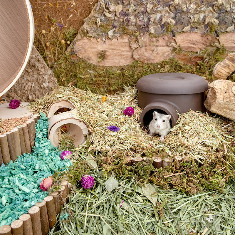 Așternut pentru animale mici din rumeguș de lemn — covoraș pentru hamsteri, iepuri și porci de Guinea, cu parfum, deodorizant, absorbant, cald, respirabil