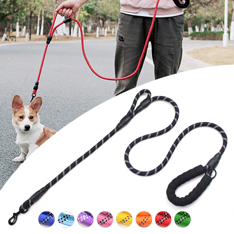 Reflektirajući poliesterski povodac za pse, neproduživi, otporan na kidanje
