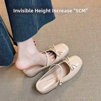 Pantofi Mary Jane pentru domnișoare – Stil chinezesc retro, Piele sintetică pe partea superioară, Vârf rotund, Talpă din cauciuc, Model FJ35038