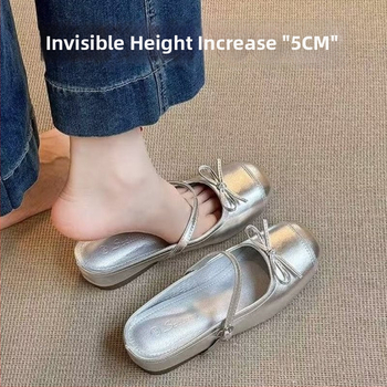 Pantofi Mary Jane pentru domnișoare – Stil chinezesc retro, Piele sintetică pe partea superioară, Vârf rotund, Talpă din cauciuc, Model FJ35038