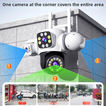 Vonkajšia kupolová kamera s nočným videním 0.001 lux, SNR 72 dB, 12V napájanie, ABS puzdro, alarmná funkcia