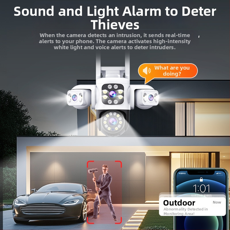 Vonkajšia kupolová kamera s nočným videním 0.001 lux, SNR 72 dB, 12V napájanie, ABS puzdro, alarmná funkcia