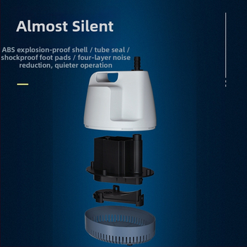 Υποβρύχια αντλία ενυδρείου με κάτω άνοιγμα αναρρόφησης – φιλτράρισμα και κυκλοφορία νερού, πλαστικό σώμα