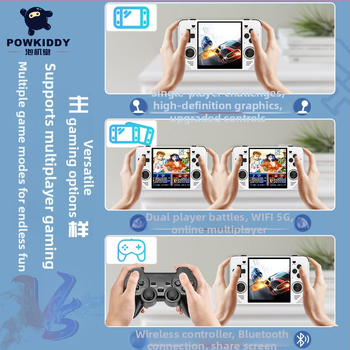 Powkiddy prenosná herná konzola s otvoreným zdrojom – USB, 3,5 mm audio, bez pamäťovej karty, RPG hry, MP4 prehrávač