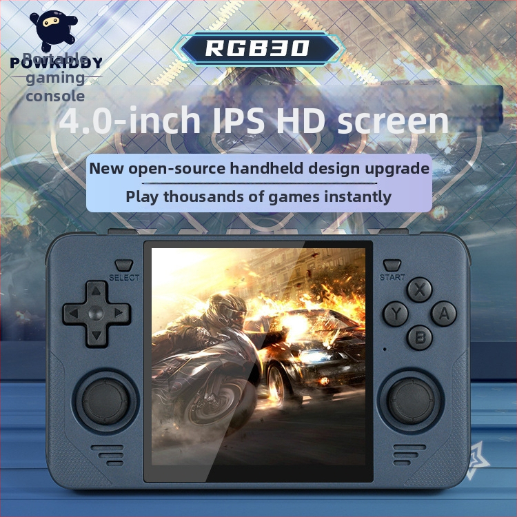 Powkiddy prenosná herná konzola s otvoreným zdrojom – USB, 3,5 mm audio, bez pamäťovej karty, RPG hry, MP4 prehrávač