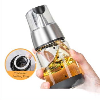 Sticlă de condimente pentru sos de soia, oțet și ulei de susan - sticlă borosilicat de înaltă rezistență, porționată, stil luxuos ușor, origine: Chaozhou