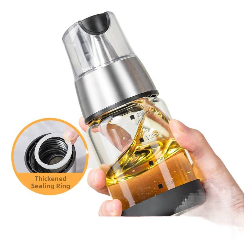 Sticlă de condimente pentru sos de soia, oțet și ulei de susan - sticlă borosilicat de înaltă rezistență, porționată, stil luxuos ușor, origine: Chaozhou