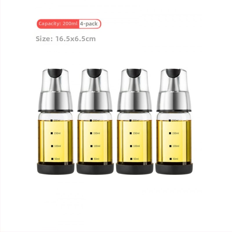 Sticlă de condimente pentru sos de soia, oțet și ulei de susan - sticlă borosilicat de înaltă rezistență, porționată, stil luxuos ușor, origine: Chaozhou