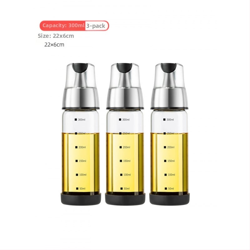 Sticlă de condimente pentru sos de soia, oțet și ulei de susan - sticlă borosilicat de înaltă rezistență, porționată, stil luxuos ușor, origine: Chaozhou