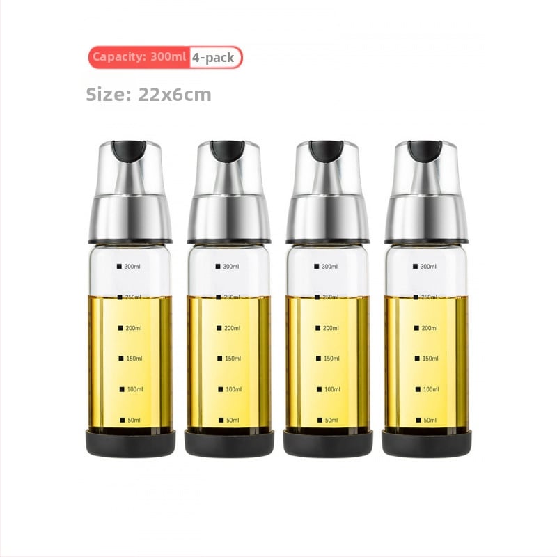 Sticlă de condimente pentru sos de soia, oțet și ulei de susan - sticlă borosilicat de înaltă rezistență, porționată, stil luxuos ușor, origine: Chaozhou