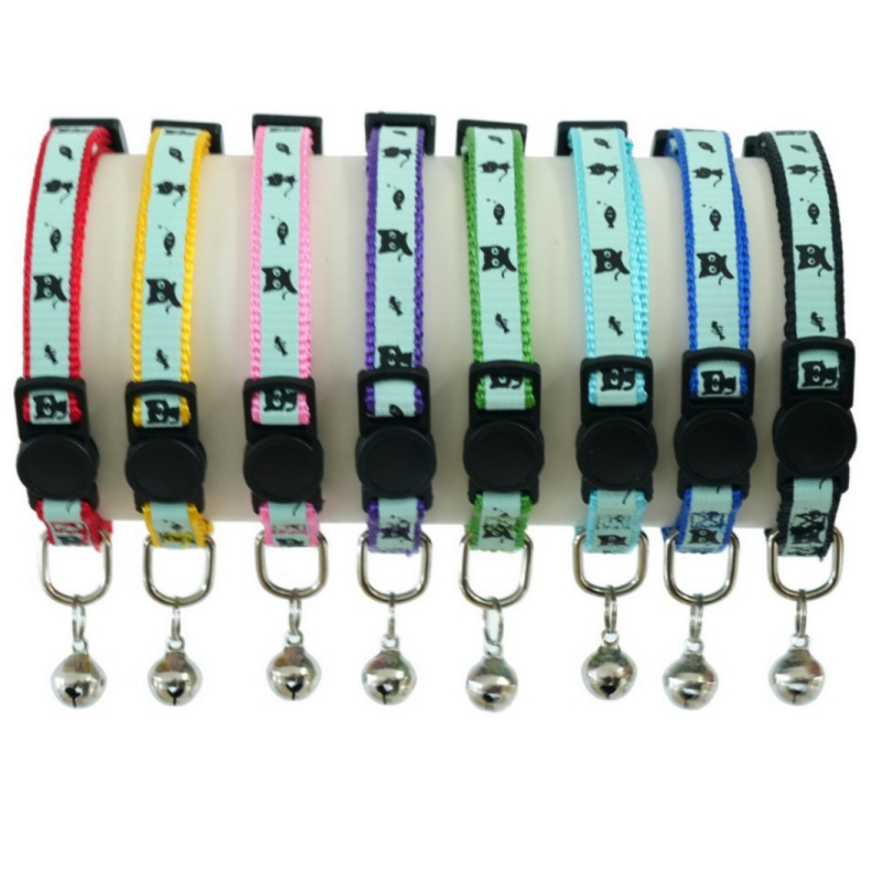 Mačji ogrlica — Podesiva, Poliester (Materijal: Poliester; Podesiva; Za mačke; Kod: C816C)