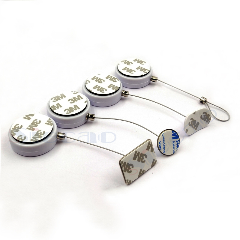 SIECAO Antikradni prikazni pretinac s automatskim teleskopskim proširenjem za nakit — automatsko proširenje; Primjena: vitrine za nakit i satove; Prilagodba: mogu se prilagoditi različiti završeci konaca; dio serije Anti-theft display