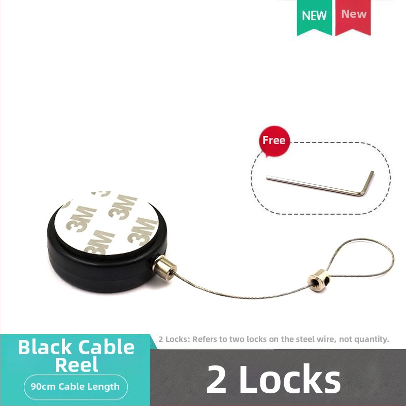 SIECAO Antikradni prikazni pretinac s automatskim teleskopskim proširenjem za nakit — automatsko proširenje; Primjena: vitrine za nakit i satove; Prilagodba: mogu se prilagoditi različiti završeci konaca; dio serije Anti-theft display